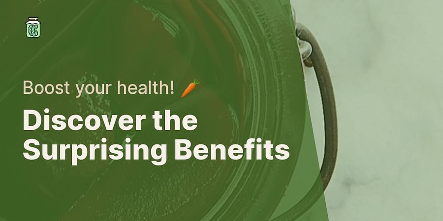 Discover the Surprising Benefits - Boost your health! ๐ฅ